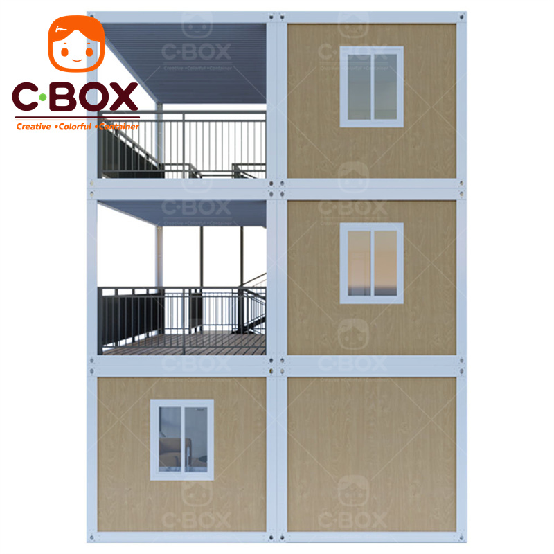 Rumah Kontainer Prefab Modular yang Dapat Dilepas B&amp;B 6