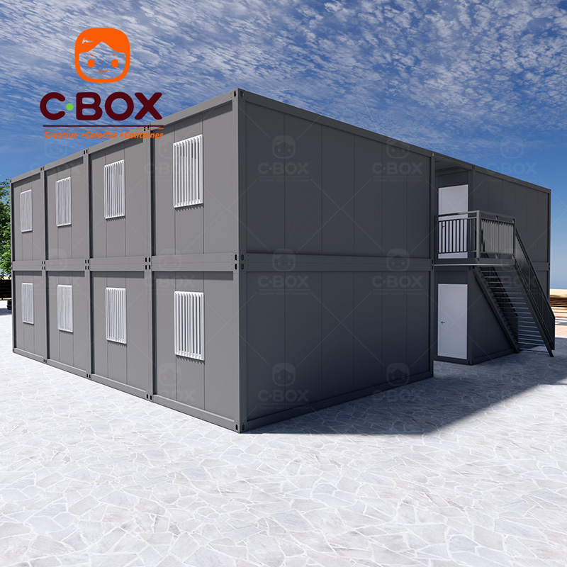 Rumah Kontainer Murah, Asrama Modular Prefab 3
