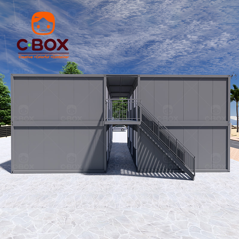 Rumah Kontainer Murah, Asrama Modular Prefab 4
