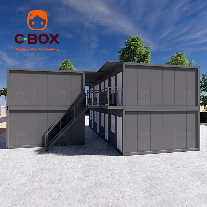 Rumah Kontainer Murah, Asrama Modular Prefab 5