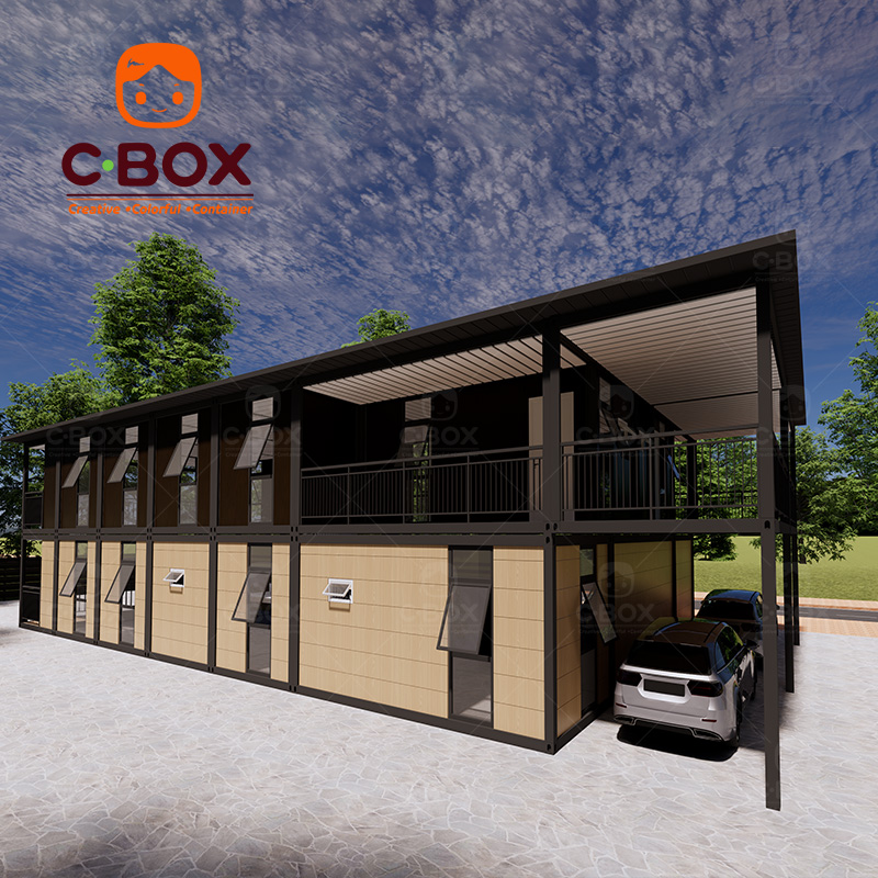 Kantor Kaca Modular Terjangkau Rumah Paket Datar Murah 4