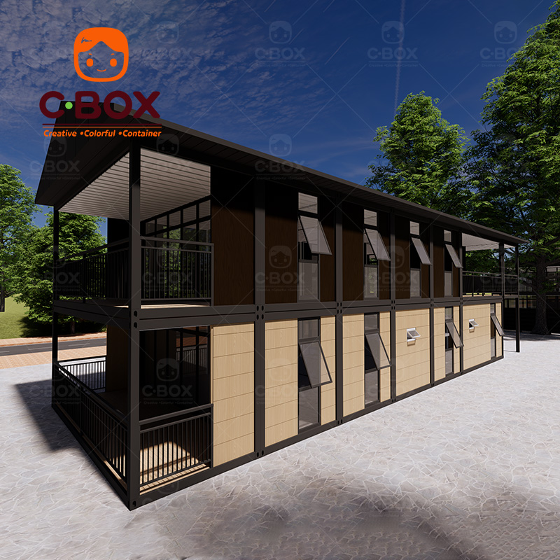 Kantor Kaca Modular Terjangkau Rumah Paket Datar Murah 5