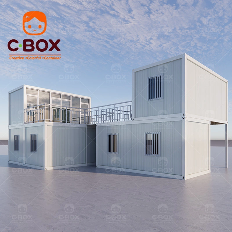 وحدة سكنية مؤقتة من حاويات الشحن، منزل معياري من نوع CBOX 1