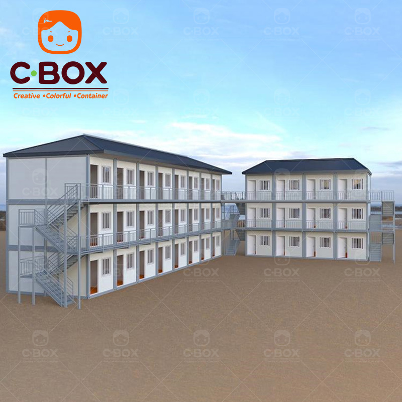 Rumah Kontainer Siap Pakai Modern Model Prefabrikasi yang Dapat Dibongkar 1