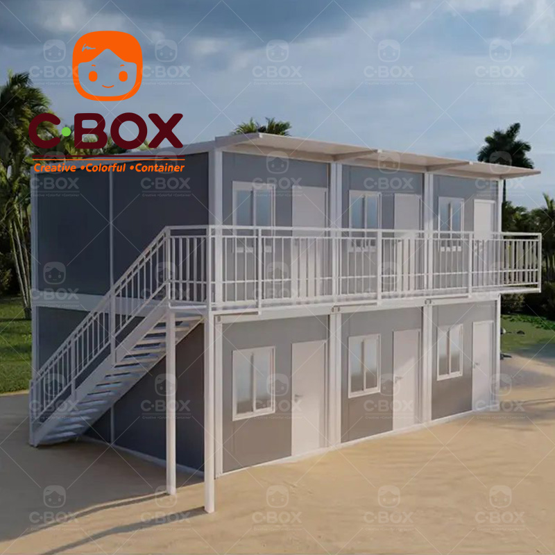 Rumah Kontainer Asrama Lepas Pasang Buatan China 3