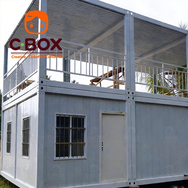 Desain Kedai Kopi Kontainer di Rumah 2 Lantai 1