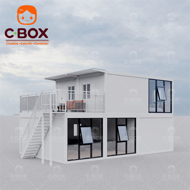 Modern Prefab Container Home Mobile Office Balcony 1