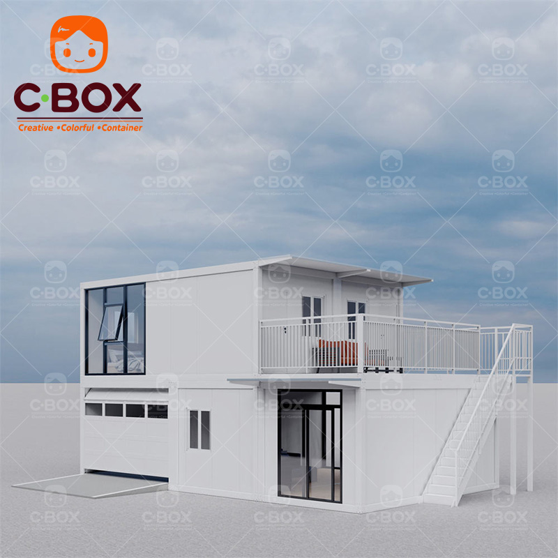 Modern Prefab Container Home Mobile Office Balcony 4