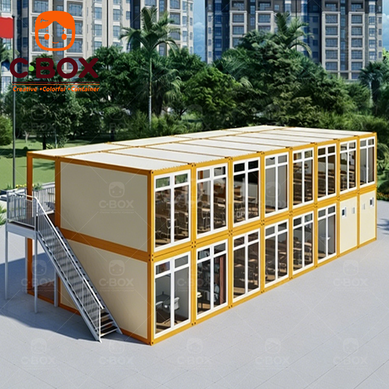 Sekolah Kontainer Modular dengan Ruang Kelas Bergerak Sementara 6