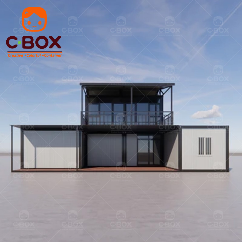 2 Story Prefabricated Container Home Prefab Villa 1