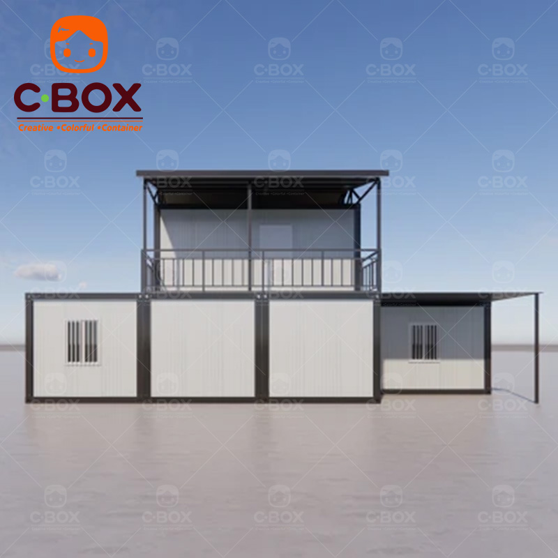 2 Story Prefabricated Container Home Prefab Villa 3