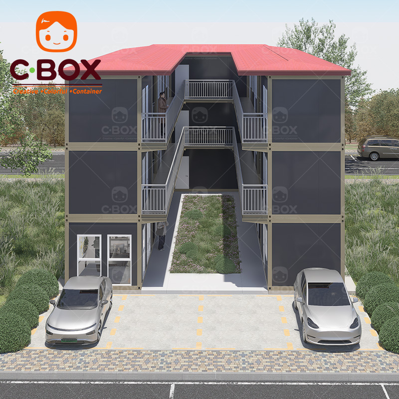 Low Cost Prefab Worker Dormitory Building 1