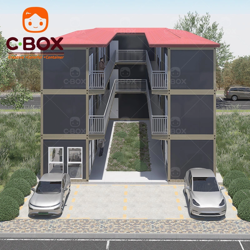 Low Cost Prefab Worker Dormitory Building 1