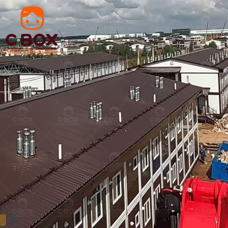 Detachable Dormitory House Temporary Labor Camp Housing 4