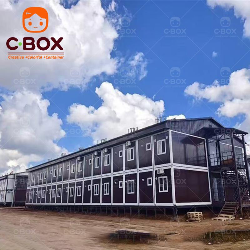 Detachable Dormitory House Temporary Labor Camp Housing 5