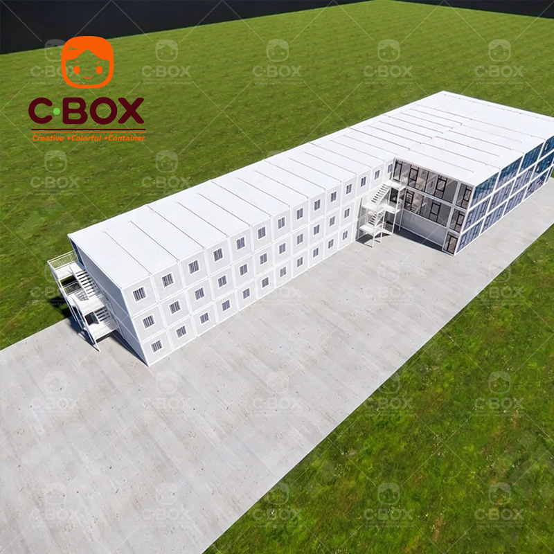 Unit Kantor Kontainer Rakitan Datar, Bangunan Modular 3