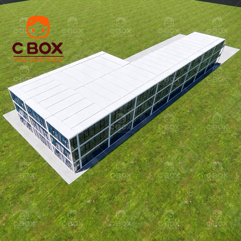 Unit Kantor Kontainer Rakitan Datar, Bangunan Modular 5