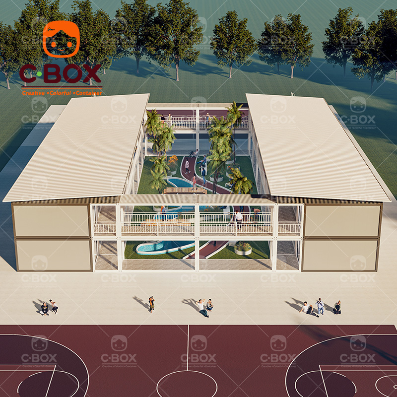 Gedung Kelas Portabel Dijual, Kantor Rakitan (Flat Pack Office) 1