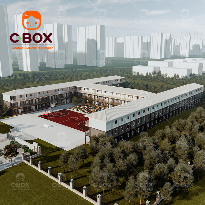 Gedung Kelas Portabel Dijual, Kantor Rakitan (Flat Pack Office) 4