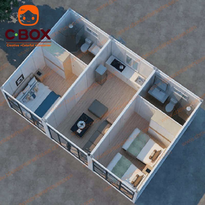 Prefab Container Office Factory Detachable Modular Living Space 4