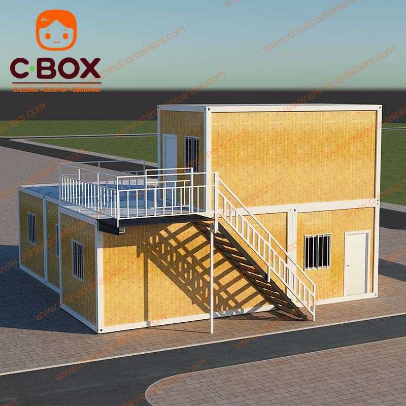 Custom Two Floor Detachable Prefab House Design 3