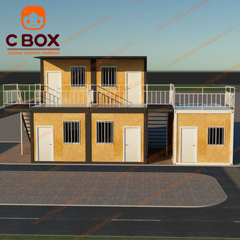Custom Two Floor Detachable Prefab House Design 1