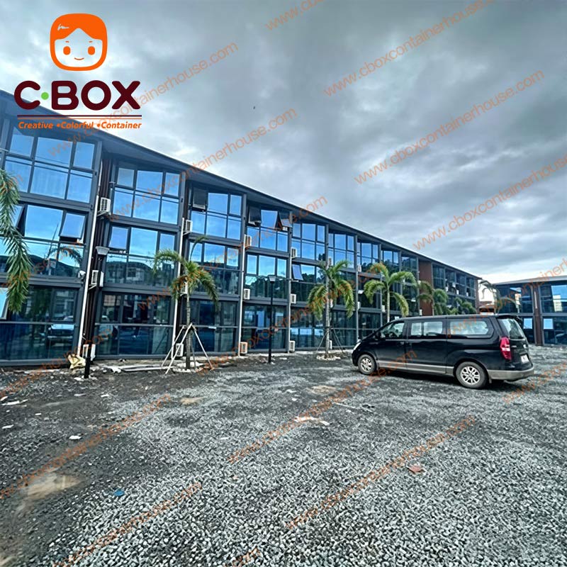 custom built modular hotel