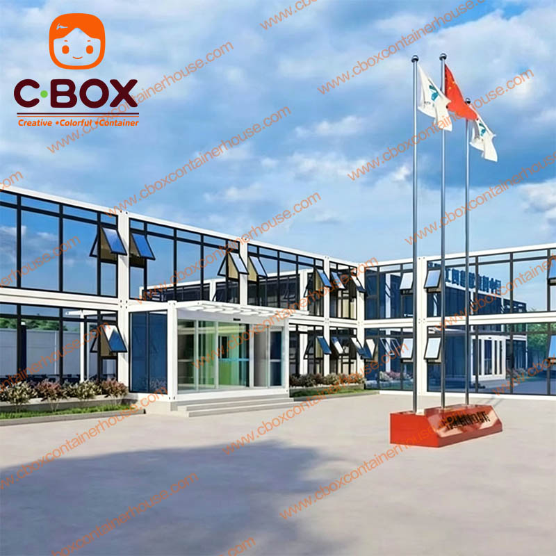 prefab flat pack container house