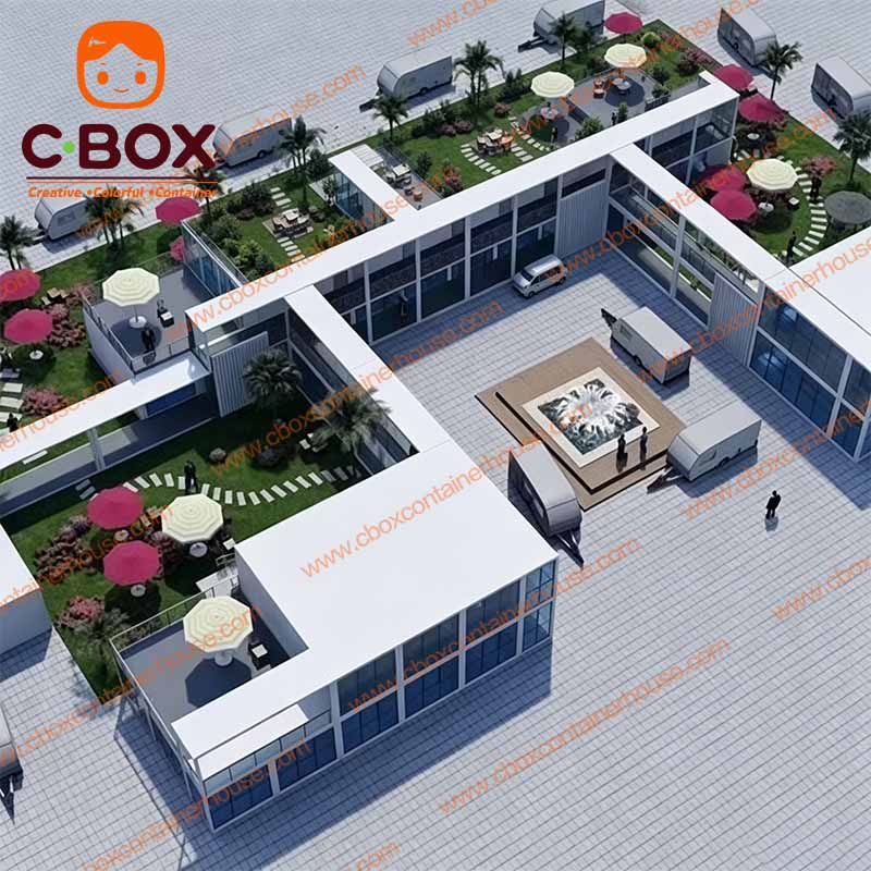 prefab flat pack container house