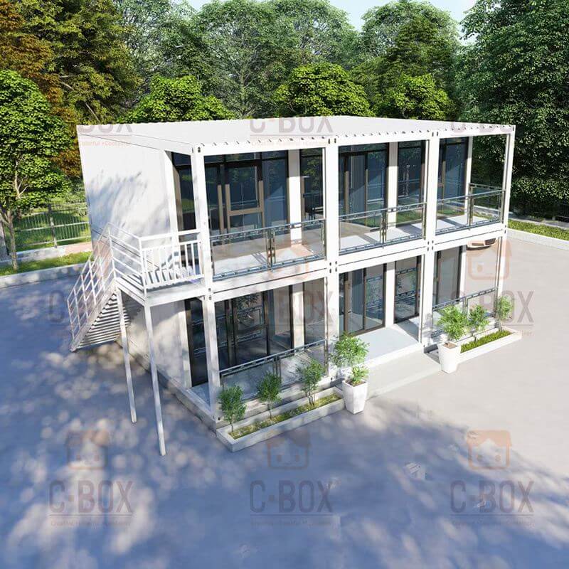 منازل موقع المكاتب متعددة الاستخدامات & حلول prefab 3