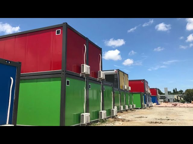Instalasi Rumah Kontainer Paket Datar 20ft