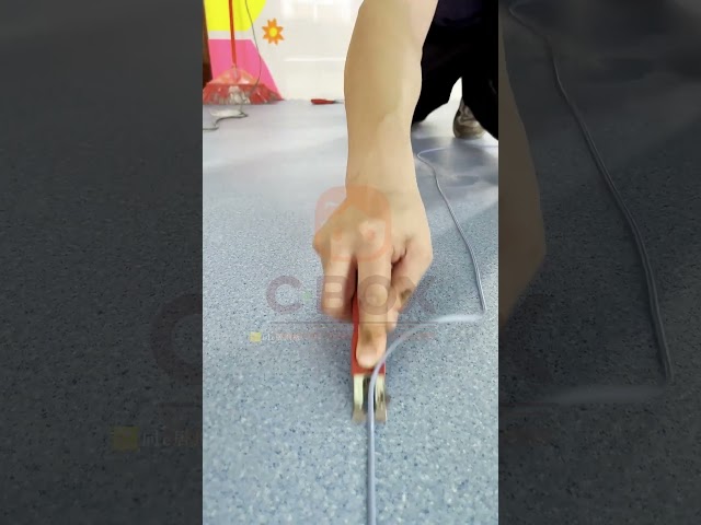 PVC البلاستيك خط لحام الطابق التدريس