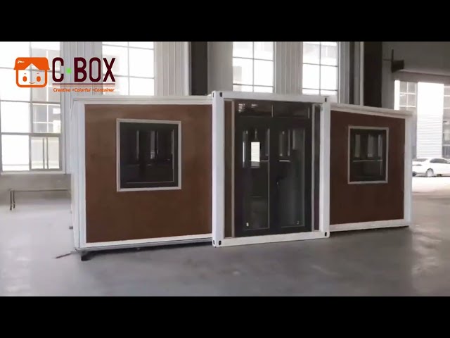 كيفية تثبيت منزل حاوية قابل للتوسيع في 10 دقائق! مشروع CBOX DIY Tiny Home Project1