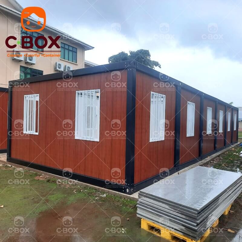 Black Frame Container House with Parking Space 2