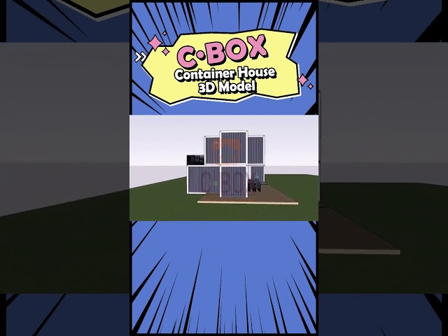 Cbox Container House 3D Design 丨 استكشاف النماذج ثلاثية الأبعاد لمطعم غير عادي من 16 متناغمًا!