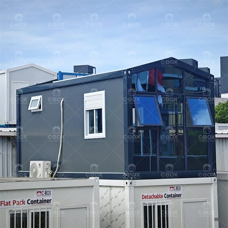 Container de techo de tono casa de huéspedes y habitación de hotel 1