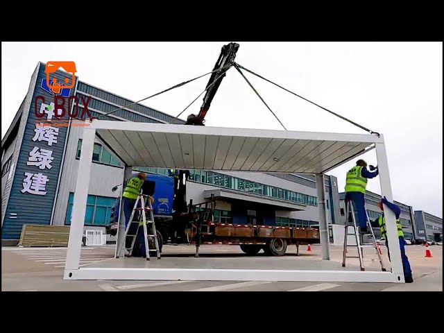 تركيب CBOCK Shipping Flat Pack Container House