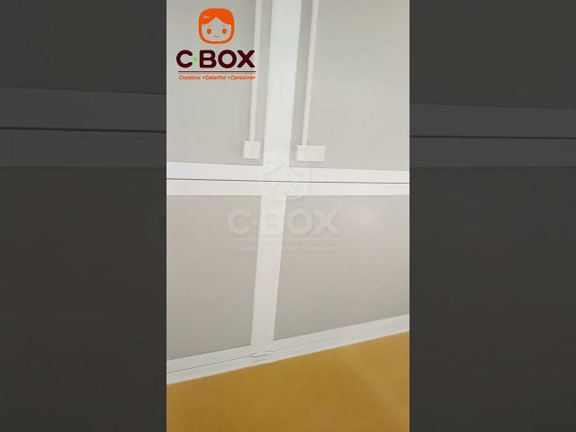 مثال على 3 منازل حاوية قابلة للطي متصلة