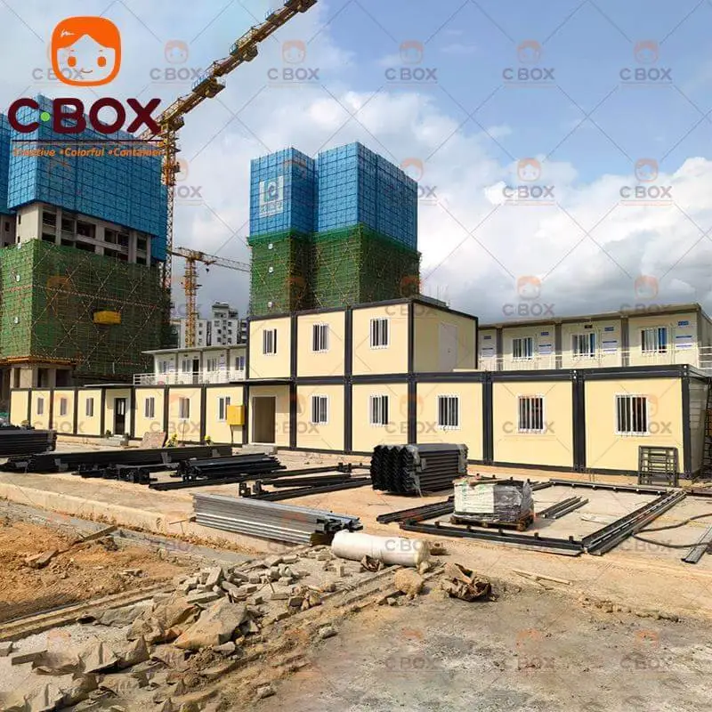 Asrama Modular Kontainer untuk Pekerja Konstruksi 1