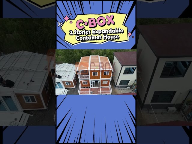 2 قصص قابلة للتوسيع منزل ، لقد فعلنا ذلك !!! #CboxContainer #CboxContainerhouse #Cbox