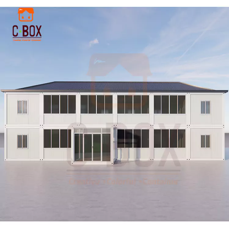 Creative Design Two-story Prefab Container Office Building 2