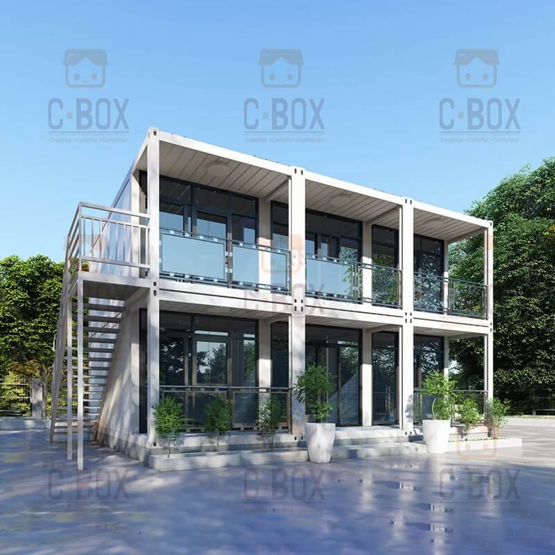 منازل موقع المكاتب متعددة الاستخدامات & حلول prefab 2