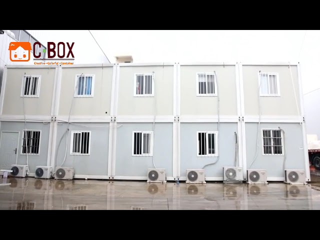 مشاركة مشروع CBOX - - 2 Story Flat Pack Container Project