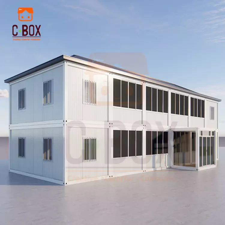 Diseño creativo de dos pisos Prefaborador de contenedores Building 1