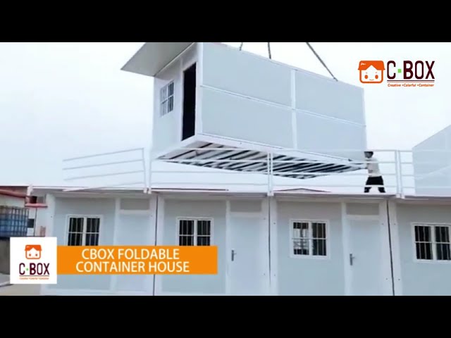 Складной контейнерный дом для общежития