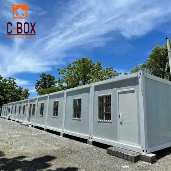 Dormitorio de contenedores prefabricados temporales para alojamiento de trabajadores de la construcción 1