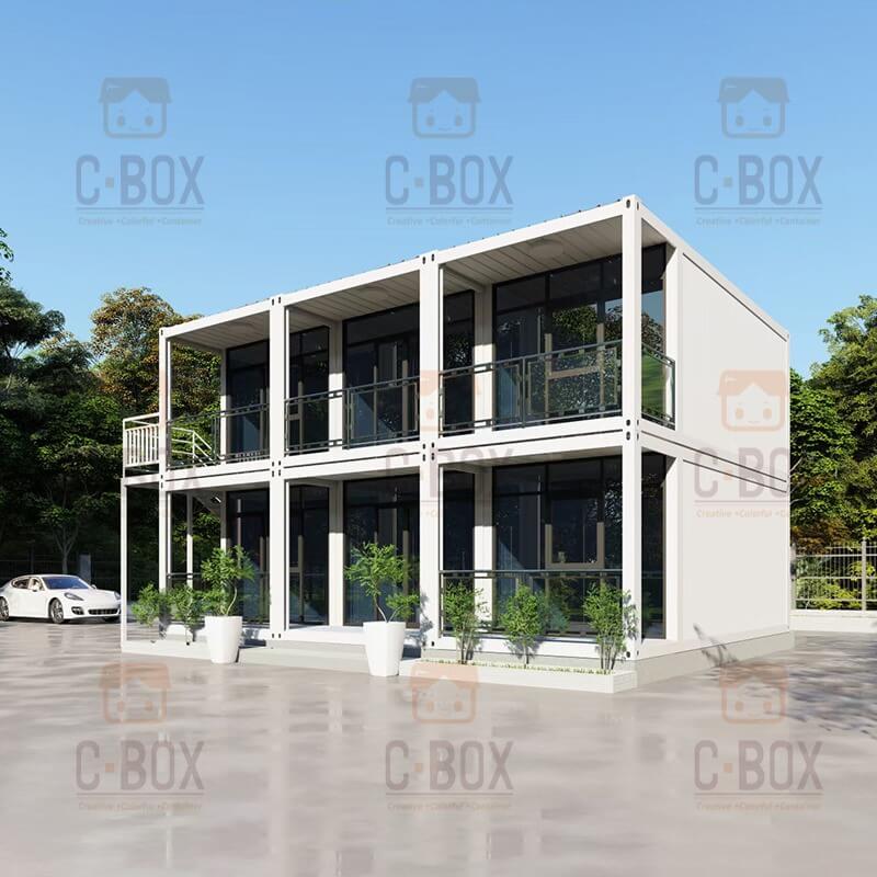 منازل موقع المكاتب متعددة الاستخدامات & حلول prefab 4