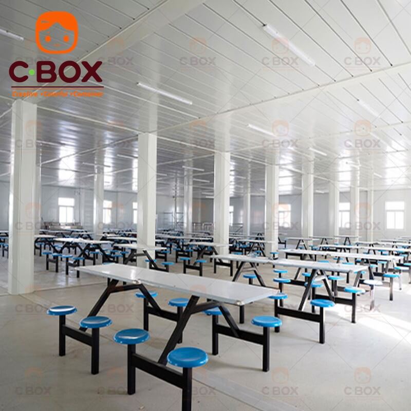 Cantina de contenedores modulares para sitios de construcción 3