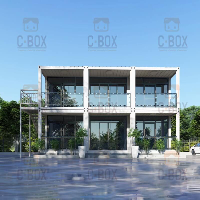 منازل موقع المكاتب متعددة الاستخدامات & حلول prefab 5