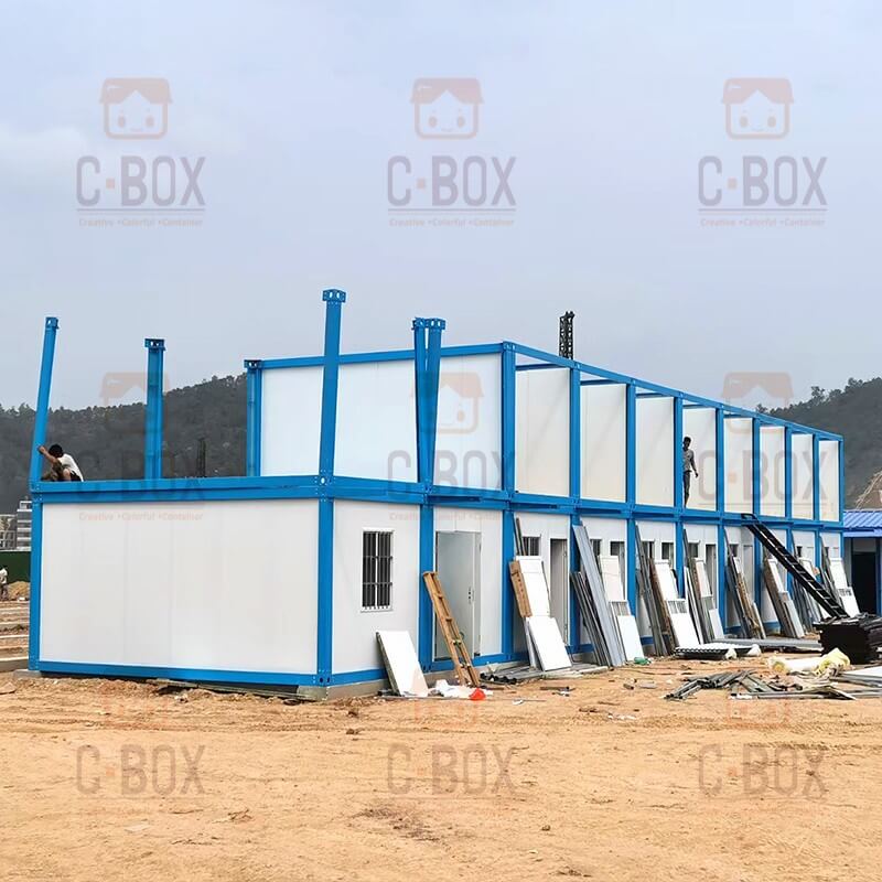منزل الحاوية القابل للفصل: الإطار المعياري والأزرق 3